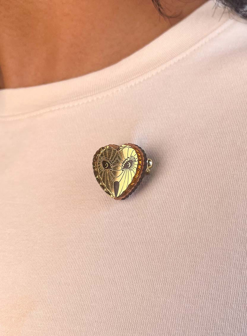Tatty Devine Tawny Owl Brooch