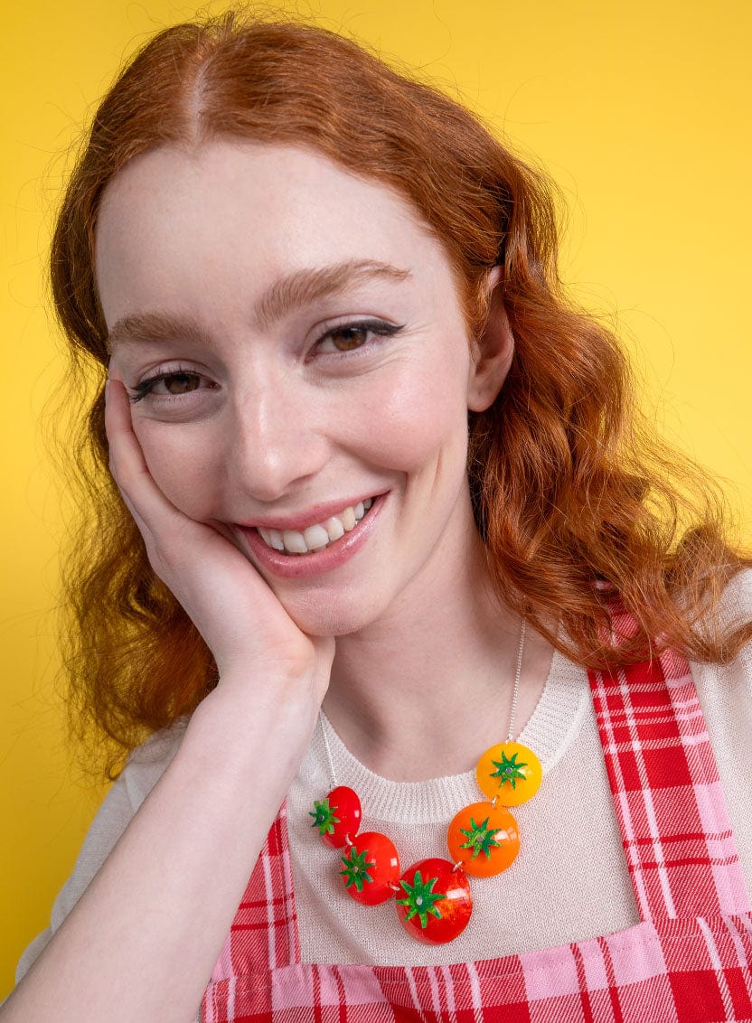 Tatty Devine Tomato Link Necklace