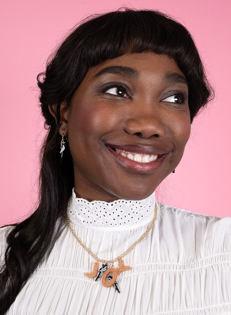 Two for Joy Magpie Bird Necklace