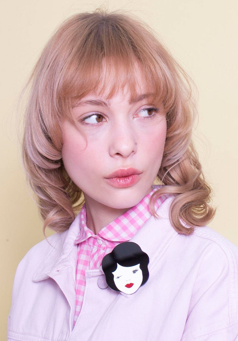 Tatty Devine Vintage Lady Brooch