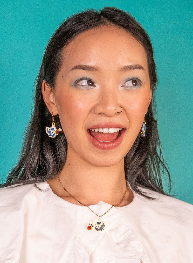 Vintage Teapot Earrings