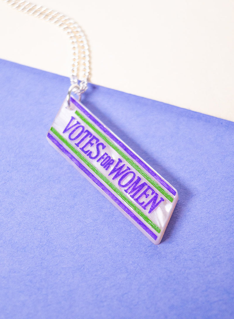 Votes For Women Sash Pendant