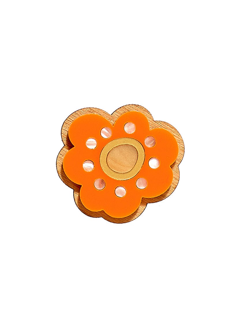 Tatty Devine Wallpaper Flower Brooch