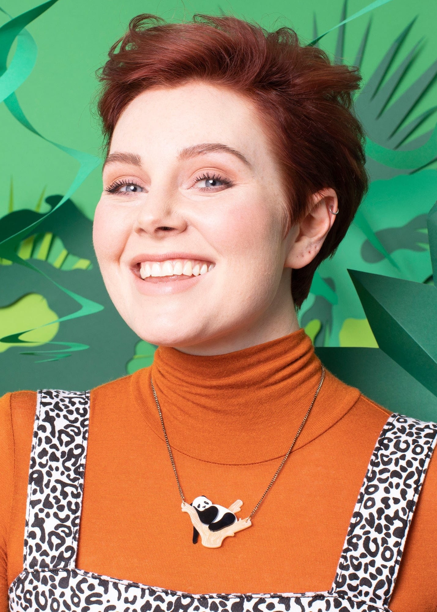 Tatty Devine Wild Panda Necklace