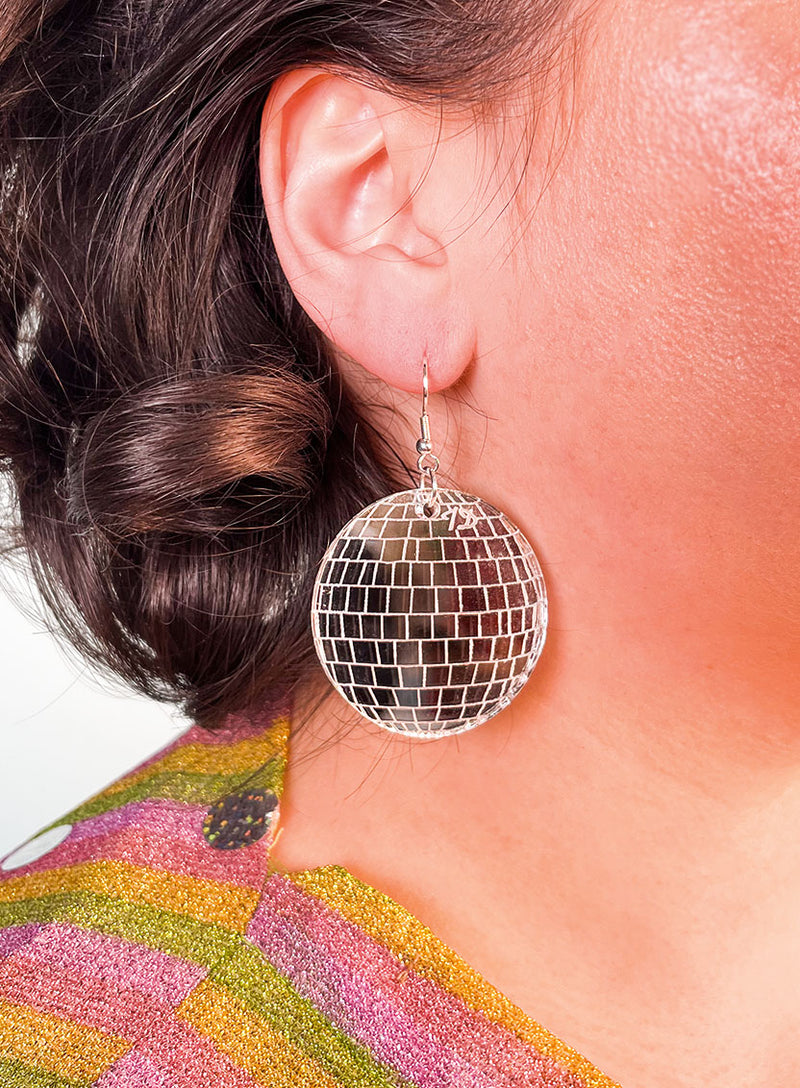 Deluxe Disco Ball Earrings.