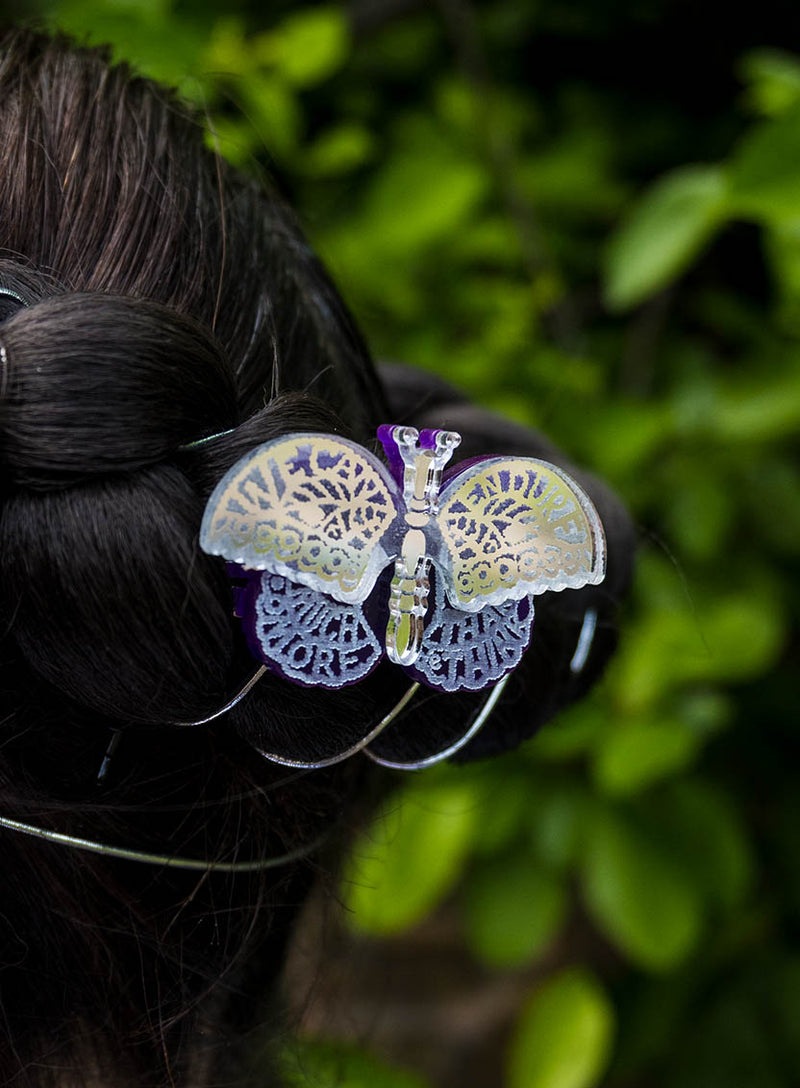 Frida Kahlo Butterfly Hair Clip