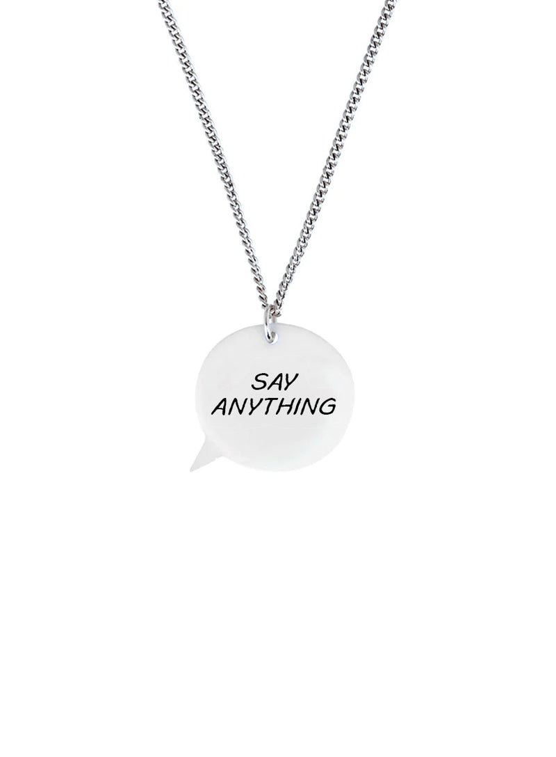 Personalised Speech Bubble Necklace