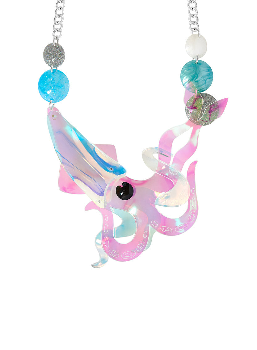 Giant Squid Statement Necklace - Chromaglow