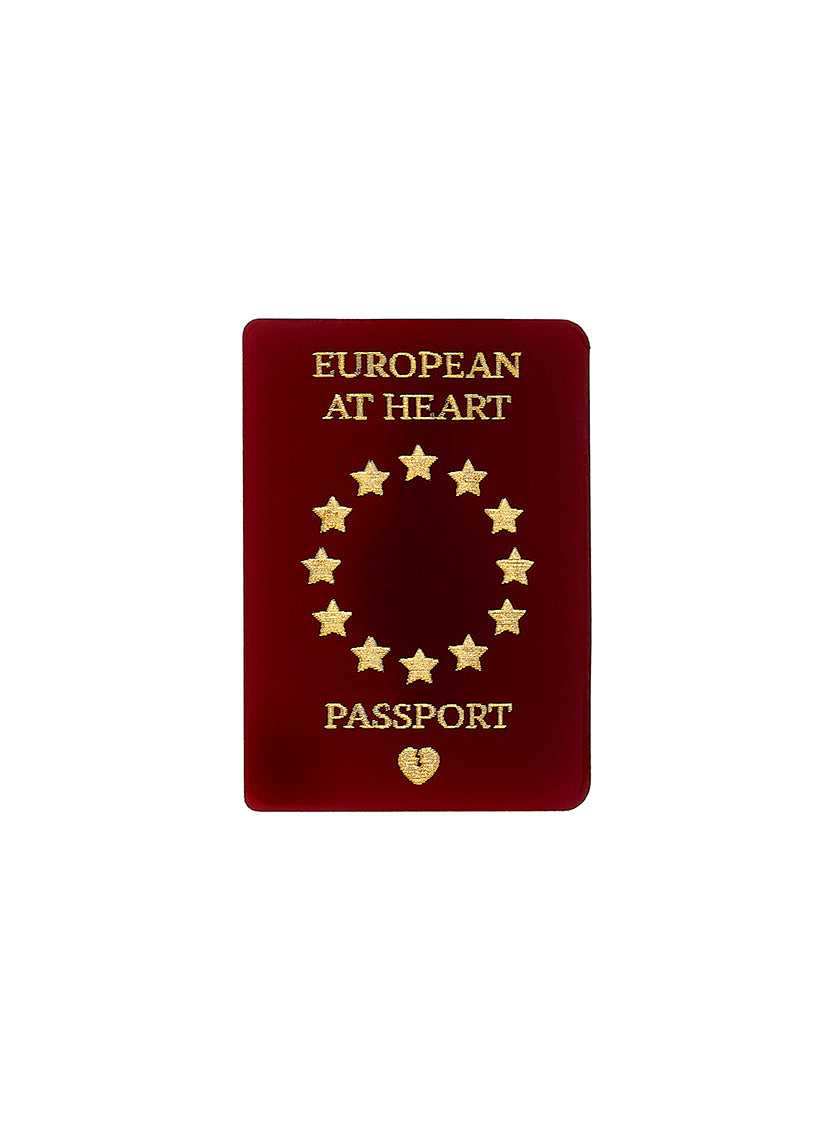 EU Passport Brooch