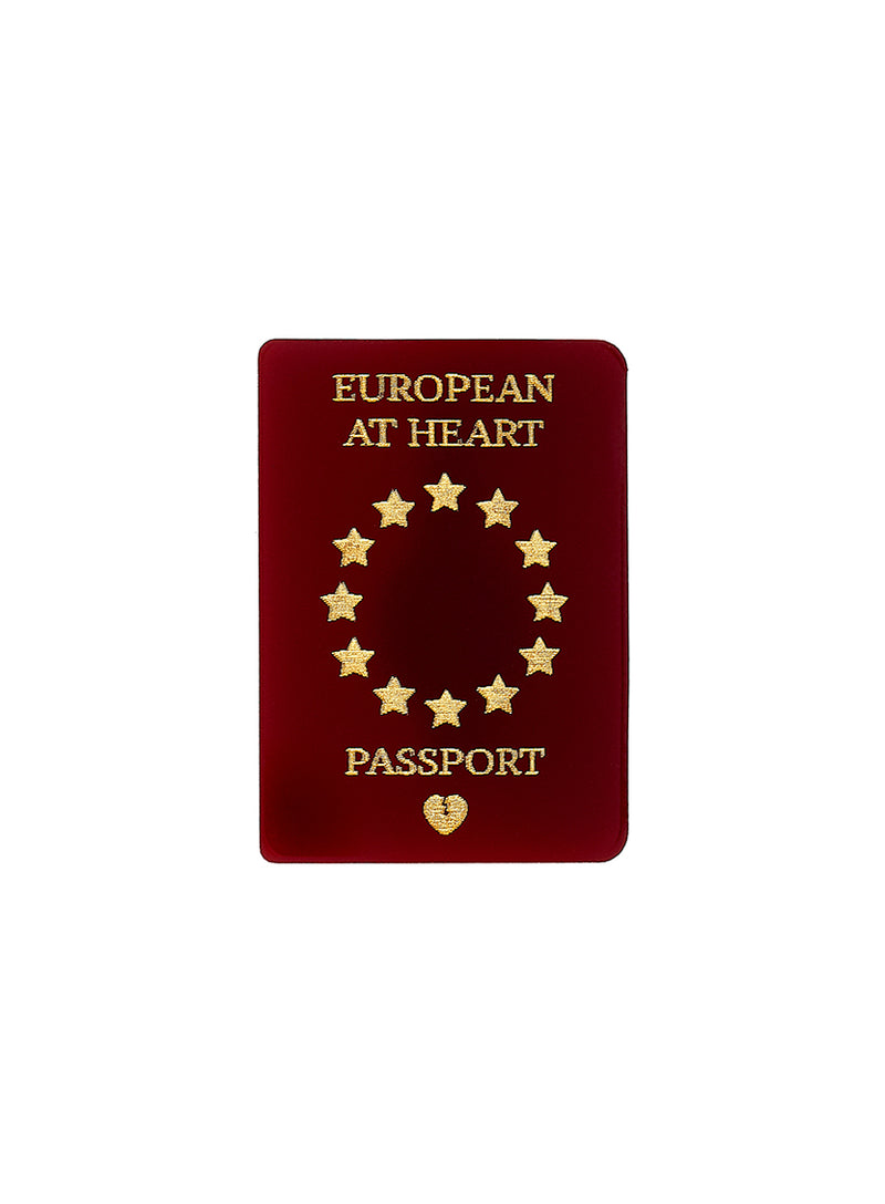 EU Passport Brooch